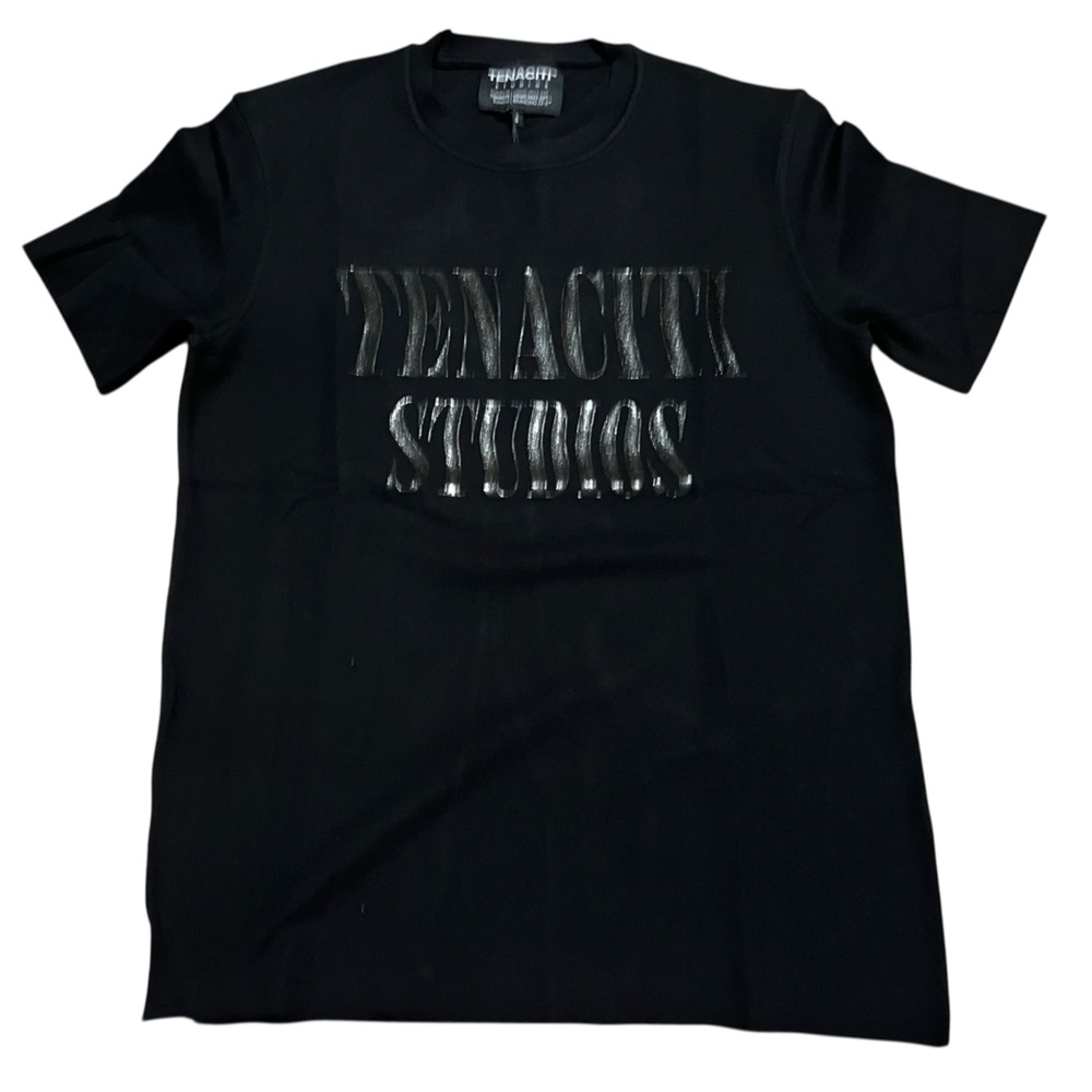 Tenaciti men’s TNC Raves black T-shirt short sleeve size small luxury streetwear